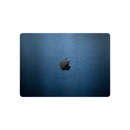 Folie de protectie MacBook Pro 14" M5 (2025), eSkins Elegans, Skin Metalic Albastru