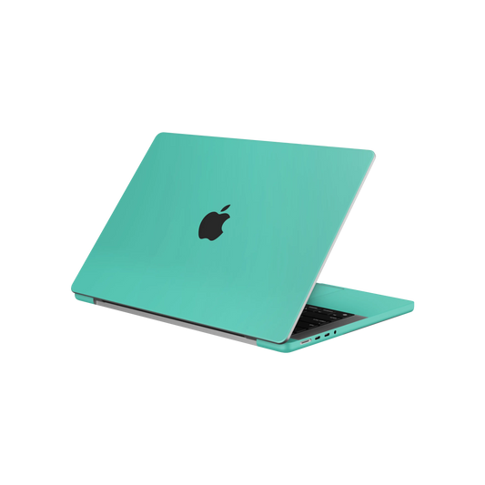 Folie de protectie MacBook Pro 14" M5 (2025), eSkins Unique, Skin Mat Verde Menta