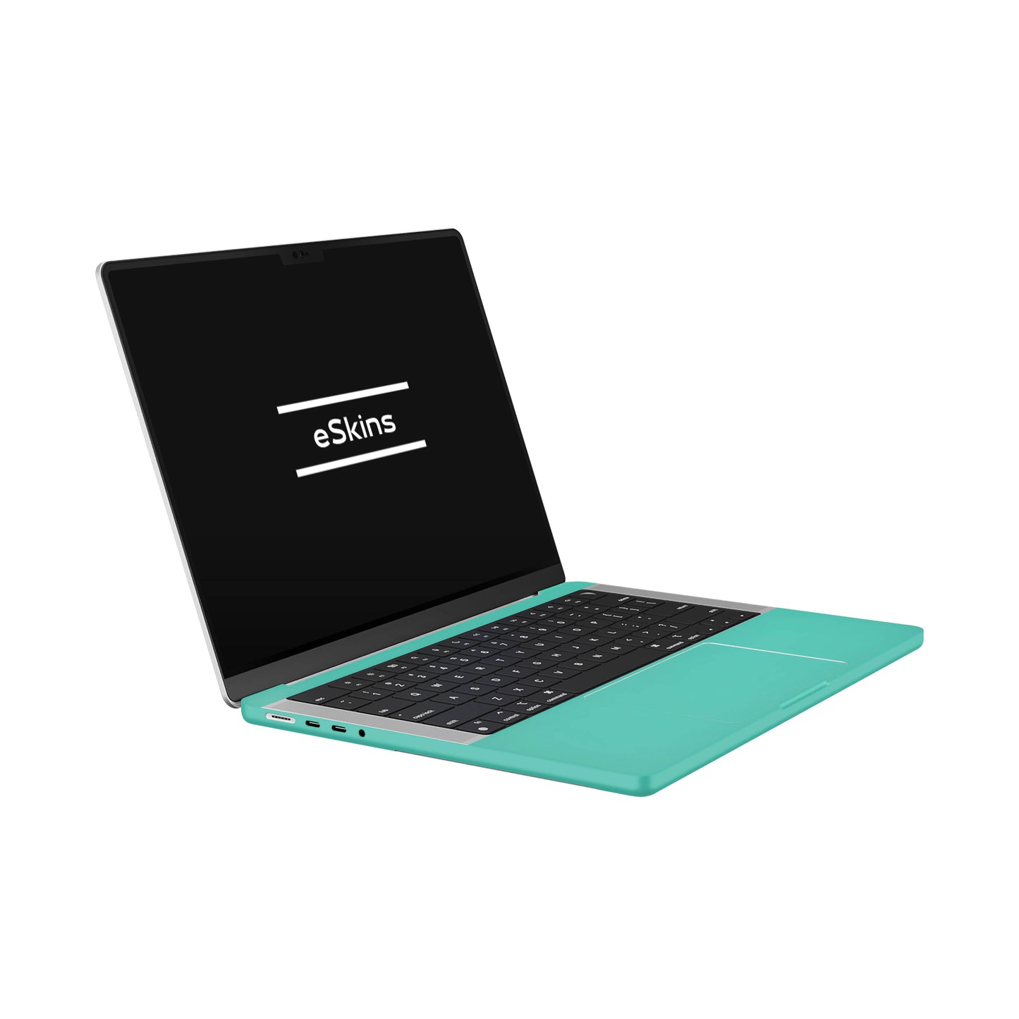 Folie de protectie MacBook Pro 14" M5 (2025), eSkins Unique, Skin Mat Verde Menta