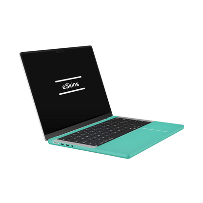 Folie de protectie MacBook Pro 14" M5 (2025), eSkins Unique, Skin Mat Verde Menta