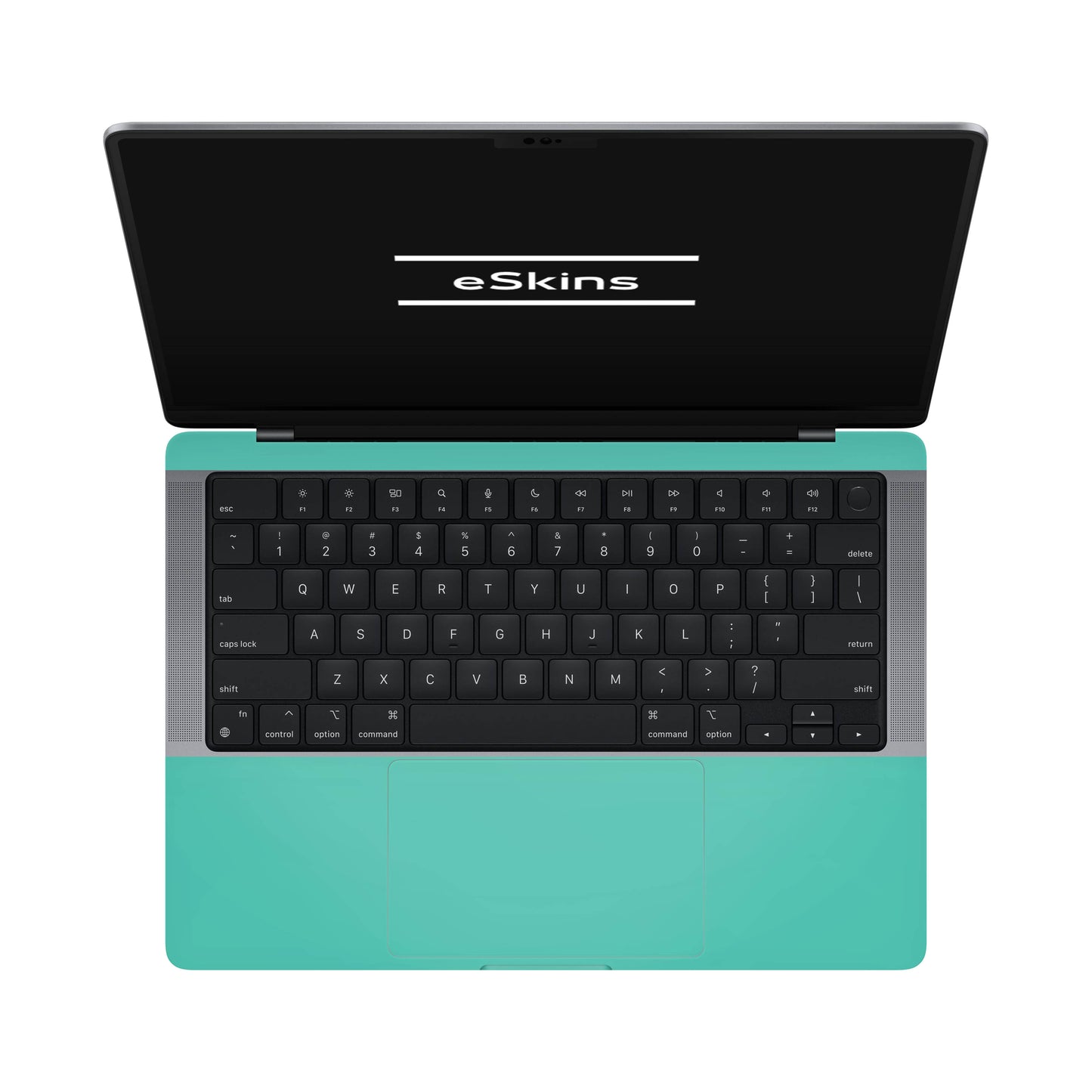 Folie de protectie MacBook Pro 14" M5 (2025), eSkins Unique, Skin Mat Verde Menta