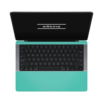 Folie de protectie MacBook Pro 14" M5 (2025), eSkins Unique, Skin Mat Verde Menta