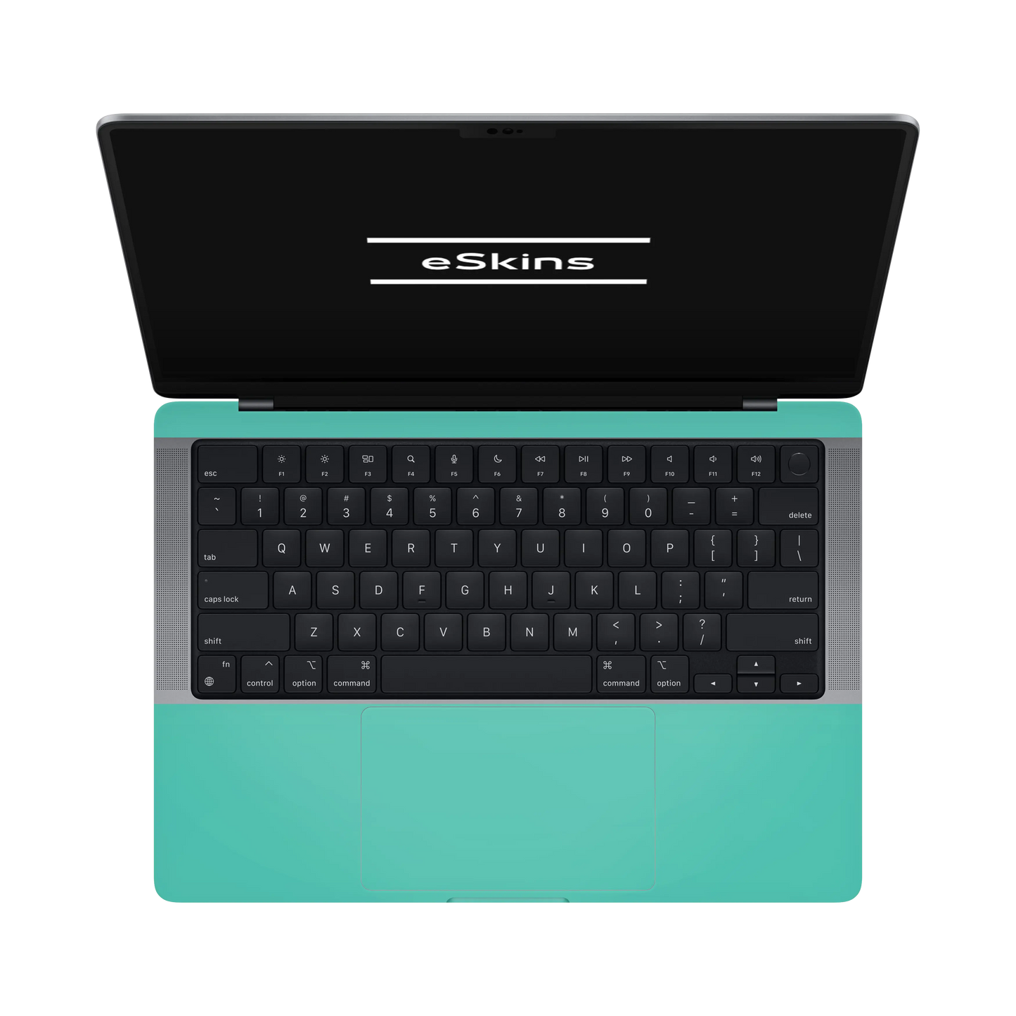 Folie de protectie MacBook Pro 14" M5 (2025), eSkins Unique, Skin Mat Verde Menta