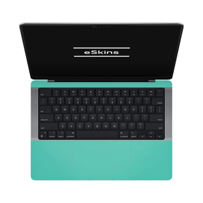 Folie de protectie MacBook Pro 14" M5 (2025), eSkins Unique, Skin Mat Verde Menta