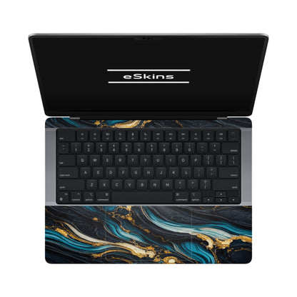Folie de protectie MacBook Pro 14" M5 (2025), eSkins Signature, Mystic Ocean