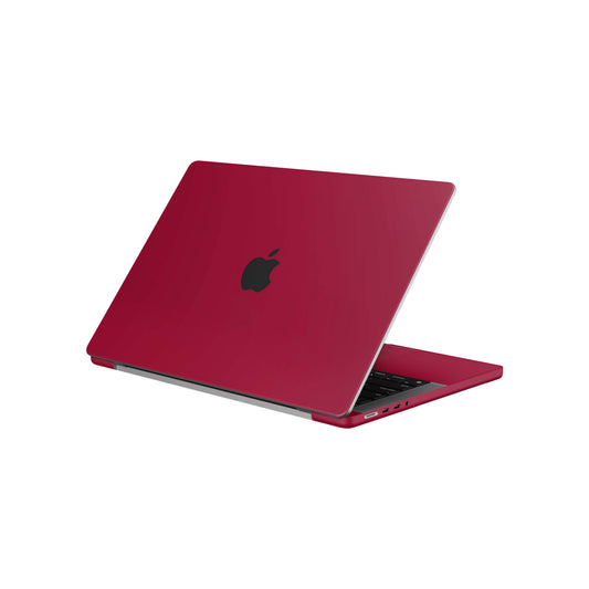 Folie de protectie MacBook Pro 14" M5 (2025), eSkins Unique, Skin Mat Rosu