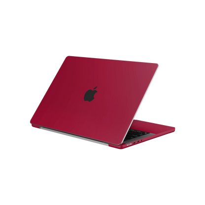 Folie de protectie MacBook Pro 14" M5 (2025), eSkins Unique, Skin Mat Rosu