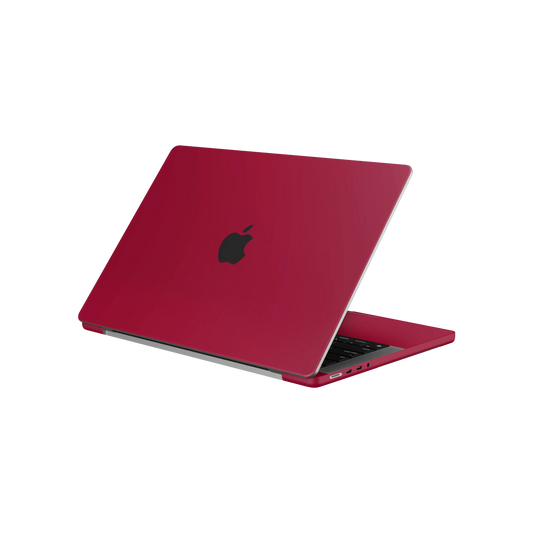 Folie de protectie MacBook Pro 14" M5 (2025), eSkins Unique, Skin Mat Rosu