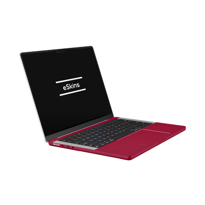 Folie de protectie MacBook Pro 14" M5 (2025), eSkins Unique, Skin Mat Rosu