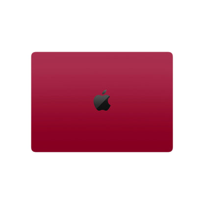 Folie de protectie MacBook Pro 14" M5 (2025), eSkins Unique, Skin Mat Rosu