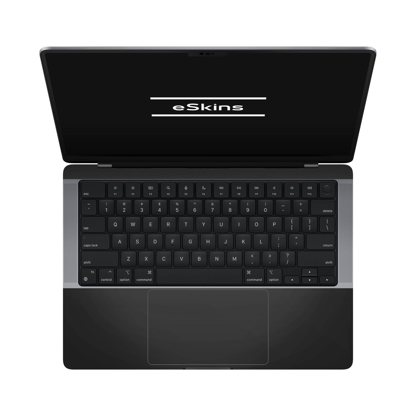 Folie de protectie MacBook Pro 14" M5 (2025), eSkins Unique, Skin Mat Negru