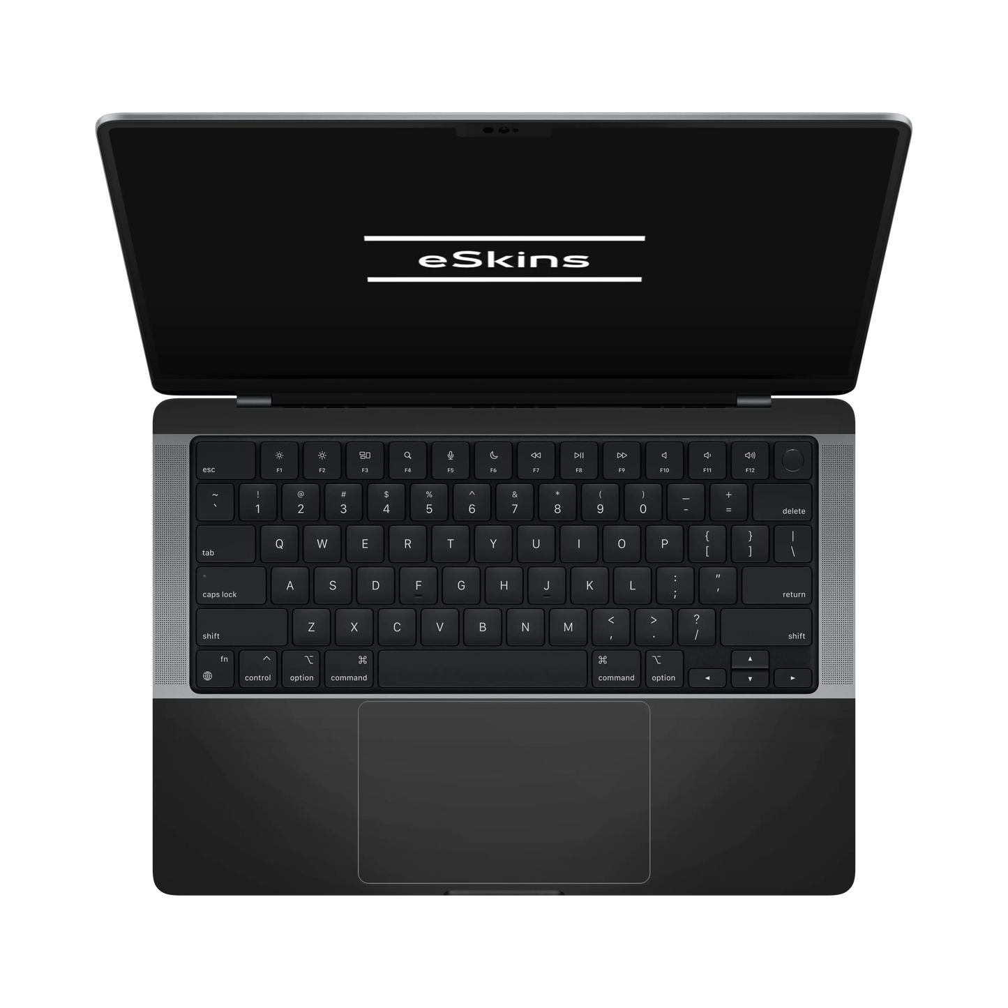 Folie de protectie MacBook Pro 14" M5 (2025), eSkins Unique, Skin Mat Negru