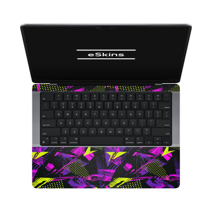Folie de protectie MacBook Pro 14" M5 (2025), eSkins Signature, Skin Urban Graffiti