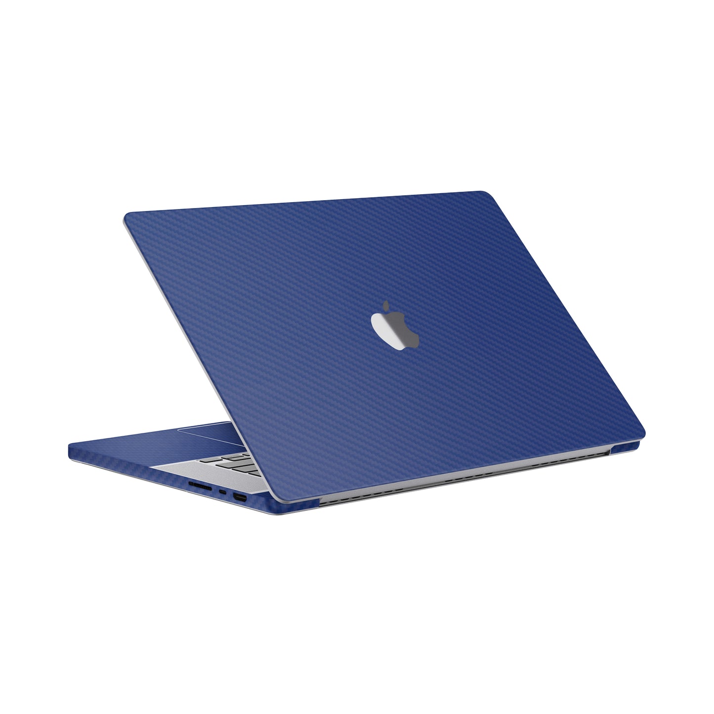 Folie de protectie MacBook Pro 16" M1 (2021), eSkins Elegans, Skin Carbon Albastru