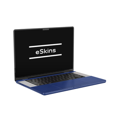 Folie de protectie MacBook Pro 16" M1 (2021), eSkins Elegans, Skin Carbon Albastru