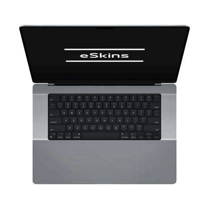 Folie de protectie MacBook Pro 16" M1 (2021), eSkins Unique, Skin Mat Gri
