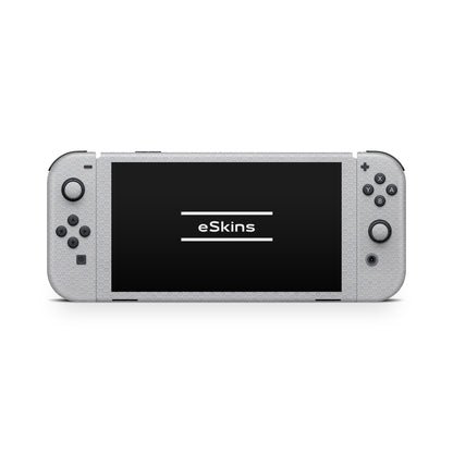Folie de protectie Nintendo Switch, eSkins Elegans, Skin Texturat Honeycomb Gri