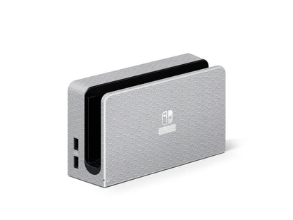 Folie de protectie Nintendo Switch, eSkins Elegans, Skin Texturat Honeycomb Gri