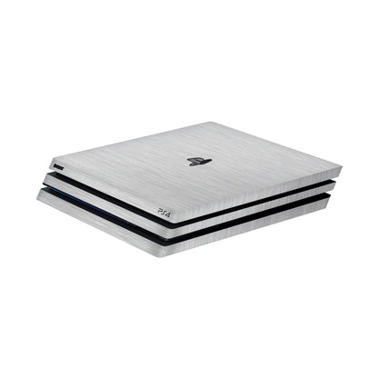 PlayStation 4 Pro Skin, Metallic 3D Grey 