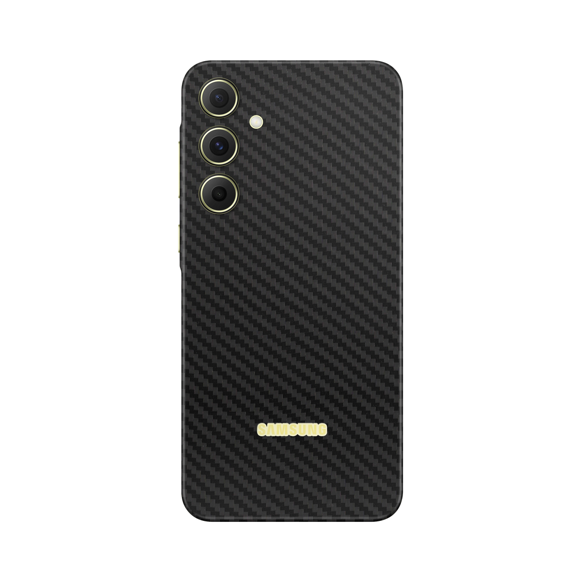 Folie de protectie pentru Samsung Galaxy A15, eSkins Elegans, Skin Carbon Negru