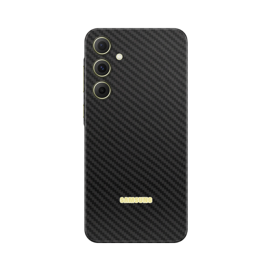 Folie de protectie pentru Samsung Galaxy A15, eSkins Elegans, Skin Carbon Negru