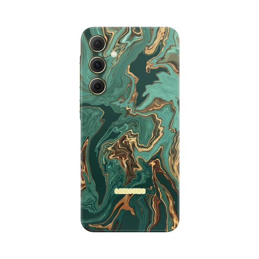 Folie de protectie pentru Samsung Galaxy A15, eSkins Signature, Skin Emerald Flow