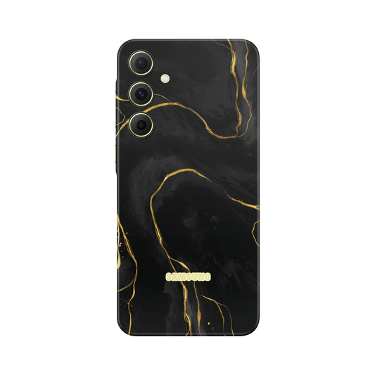 Folie de protectie pentru Samsung Galaxy A15, eSkins Signature, Skin Golden Onyx