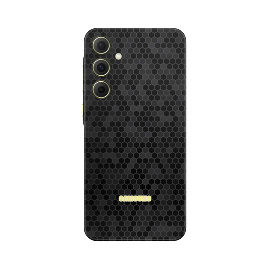 Folie de protectie pentru Samsung Galaxy A15, eSkins Elegans, Skin Honeycomb Negru