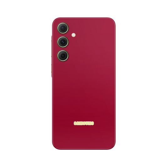 Folie de protectie pentru Samsung Galaxy A15, eSkins Unique, Skin Mat Rosu