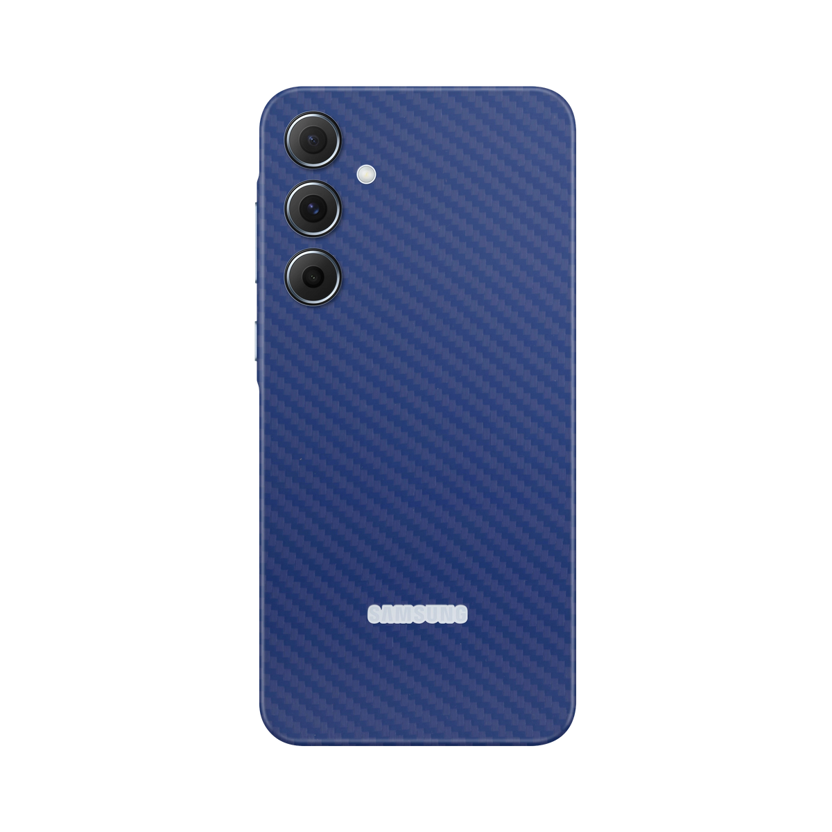 Folie de protectie pentru Samsung Galaxy A35, eSkins Elegans, Skin Carbon Albastru