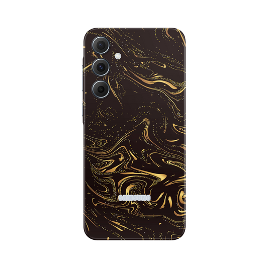 Folie de protectie pentru Samsung Galaxy A35, eSkins Signature, Skin Golden Noir