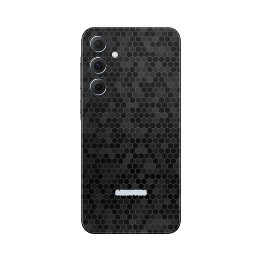 Folie de protectie pentru Samsung Galaxy A35, eSkins Elegans, Skin Honeycomb Negru