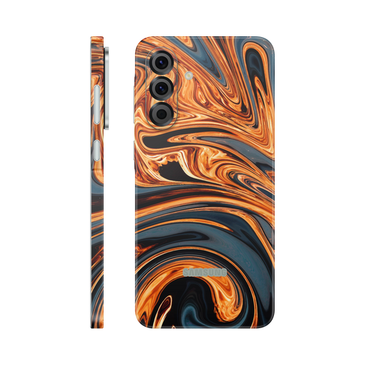 Folie de protectie pentru Samsung Galaxy A36, eSkins Signature, Skin Amber Blaze