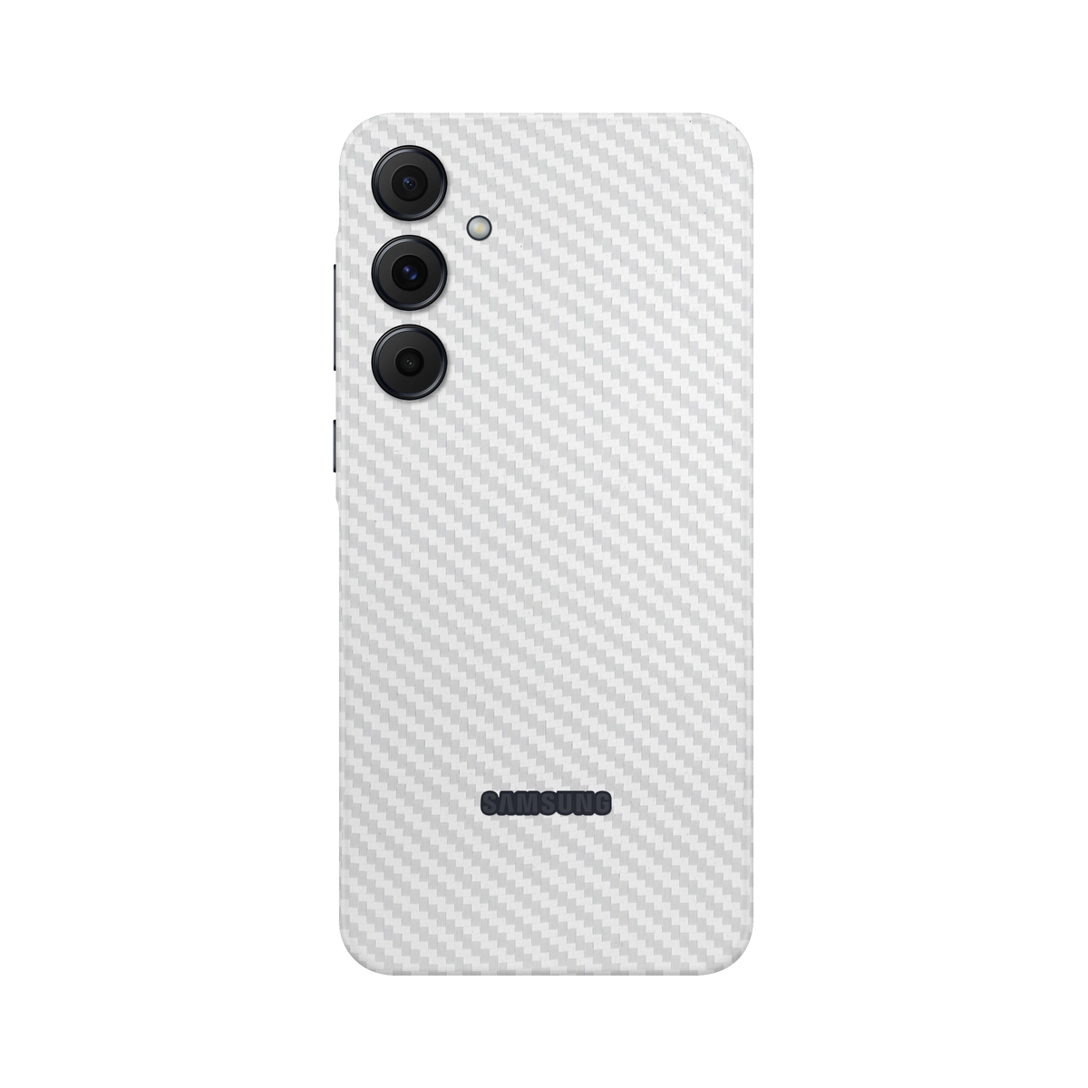 Folie de protectie pentru Samsung Galaxy A55, eSkins Elegans, Skin Carbon Alb