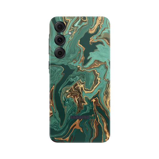 Folie de protectie pentru Samsung Galaxy A55, eSkins Signature, Skin Emerald Flow