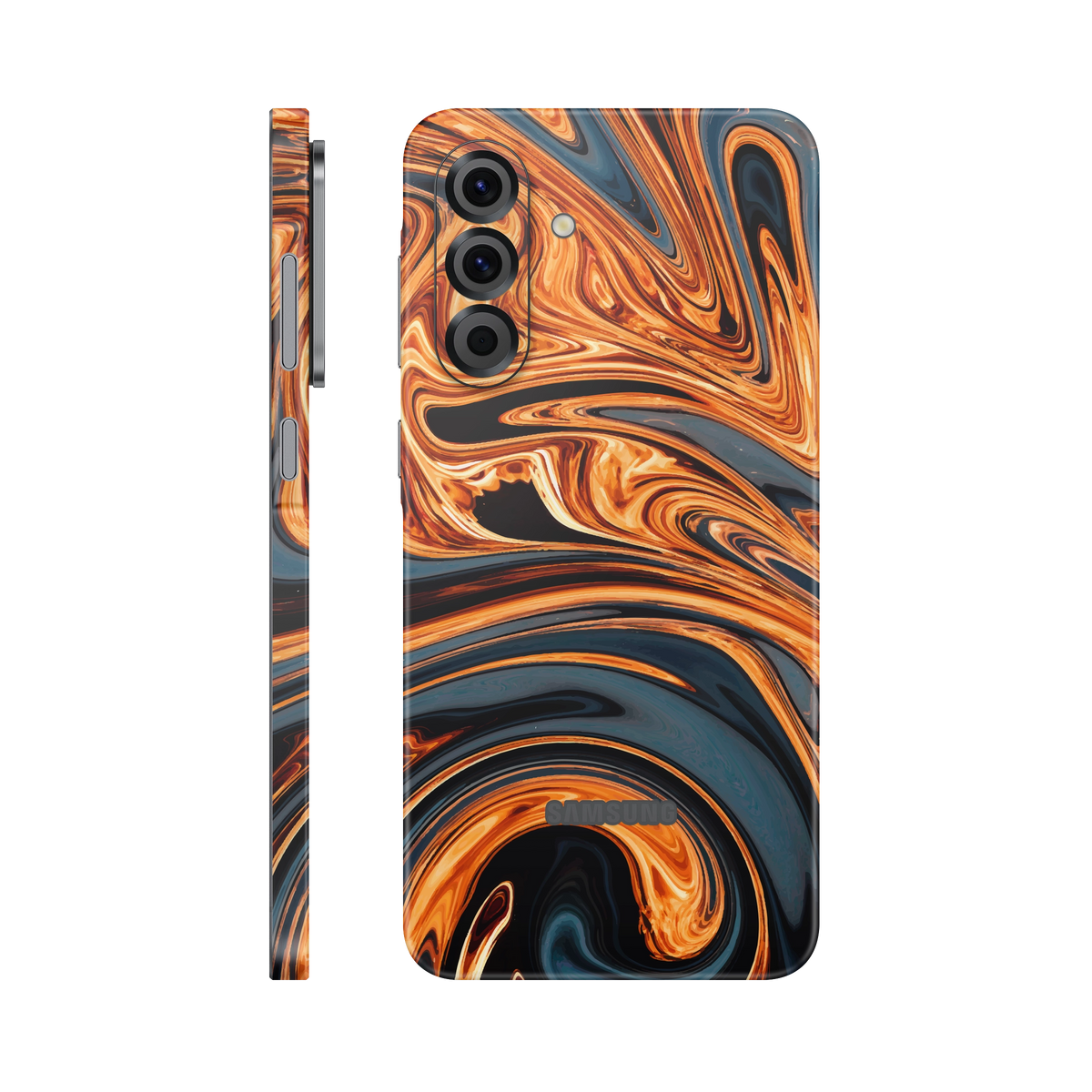 Folie de protectie pentru Samsung Galaxy A56, eSkins Signature, Skin Amber Blaze