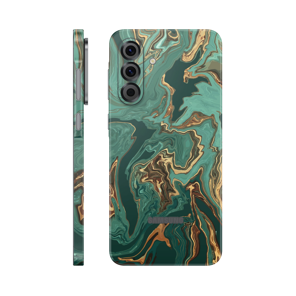 Folie de protectie pentru Samsung Galaxy A56, eSkins Signature, Skin Emerald Flow