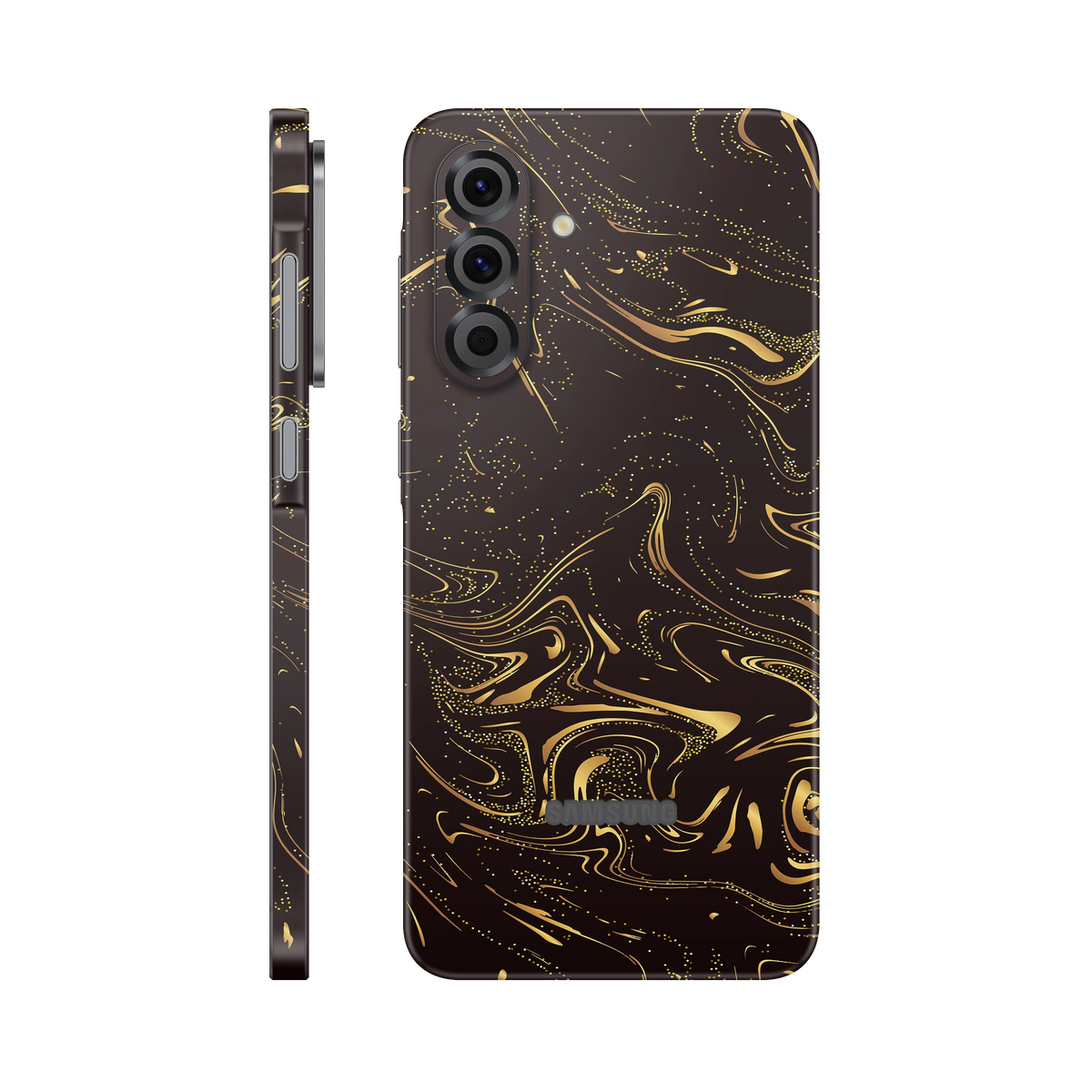 Folie de protectie pentru Samsung Galaxy A56, eSkins Signature, Skin Golden Noir