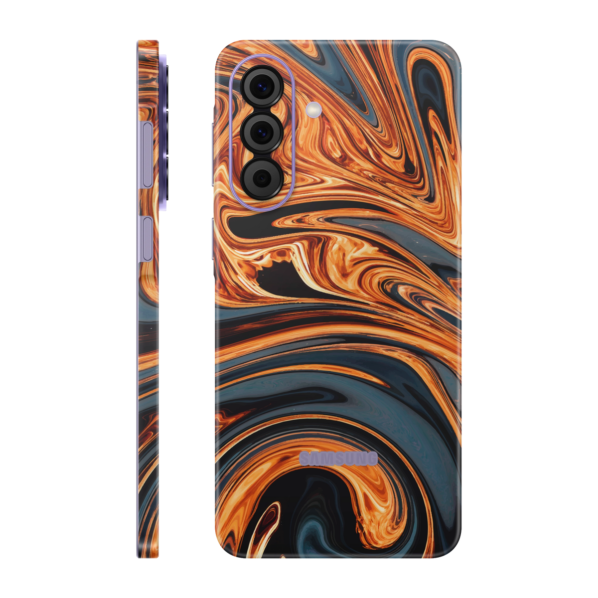 Folie de protectie pentru Samsung Galaxy A57, eSkins Signature, Skin Amber Blaze
