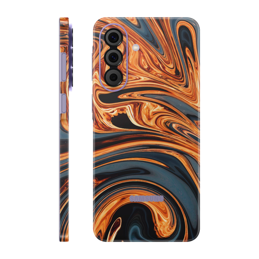 Folie de protectie pentru Samsung Galaxy A57, eSkins Signature, Skin Amber Blaze