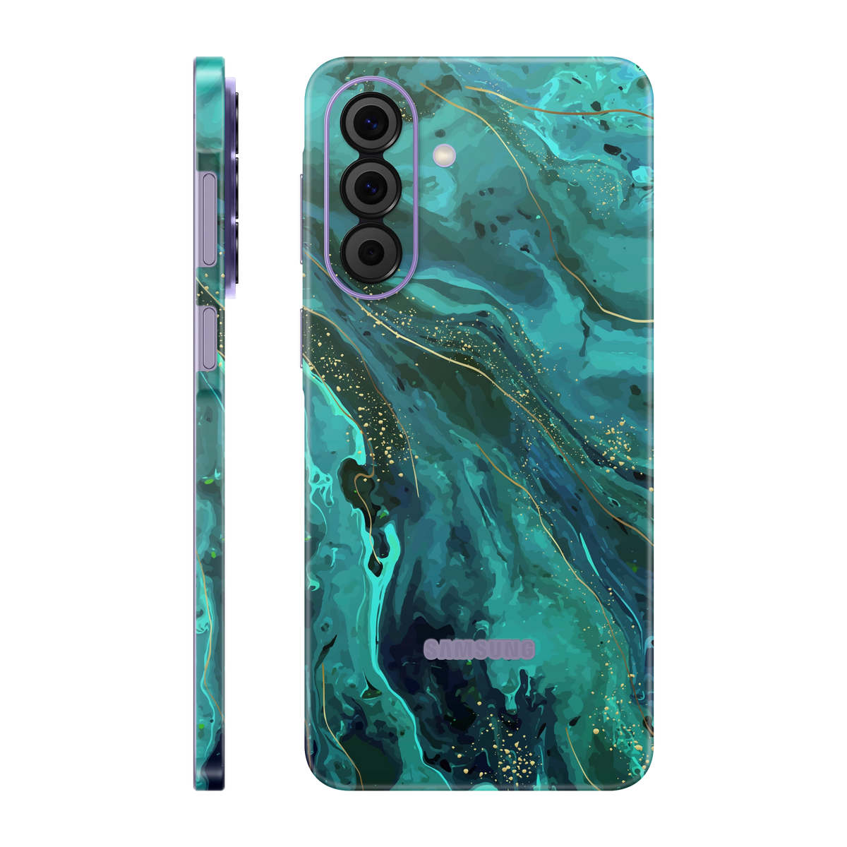 Folie de protectie pentru Samsung Galaxy A57, eSkins Signature, Skin Celestial Lagoon