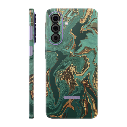 Folie de protectie pentru Samsung Galaxy A57, eSkins Signature, Skin Emerald Flow