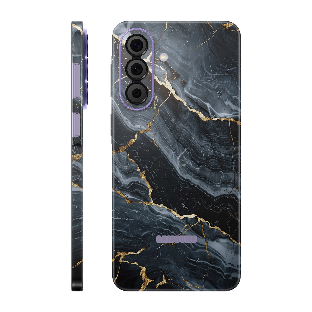 Folie de protectie pentru Samsung Galaxy A57, eSkins Signature, Skin Gilded Abyss