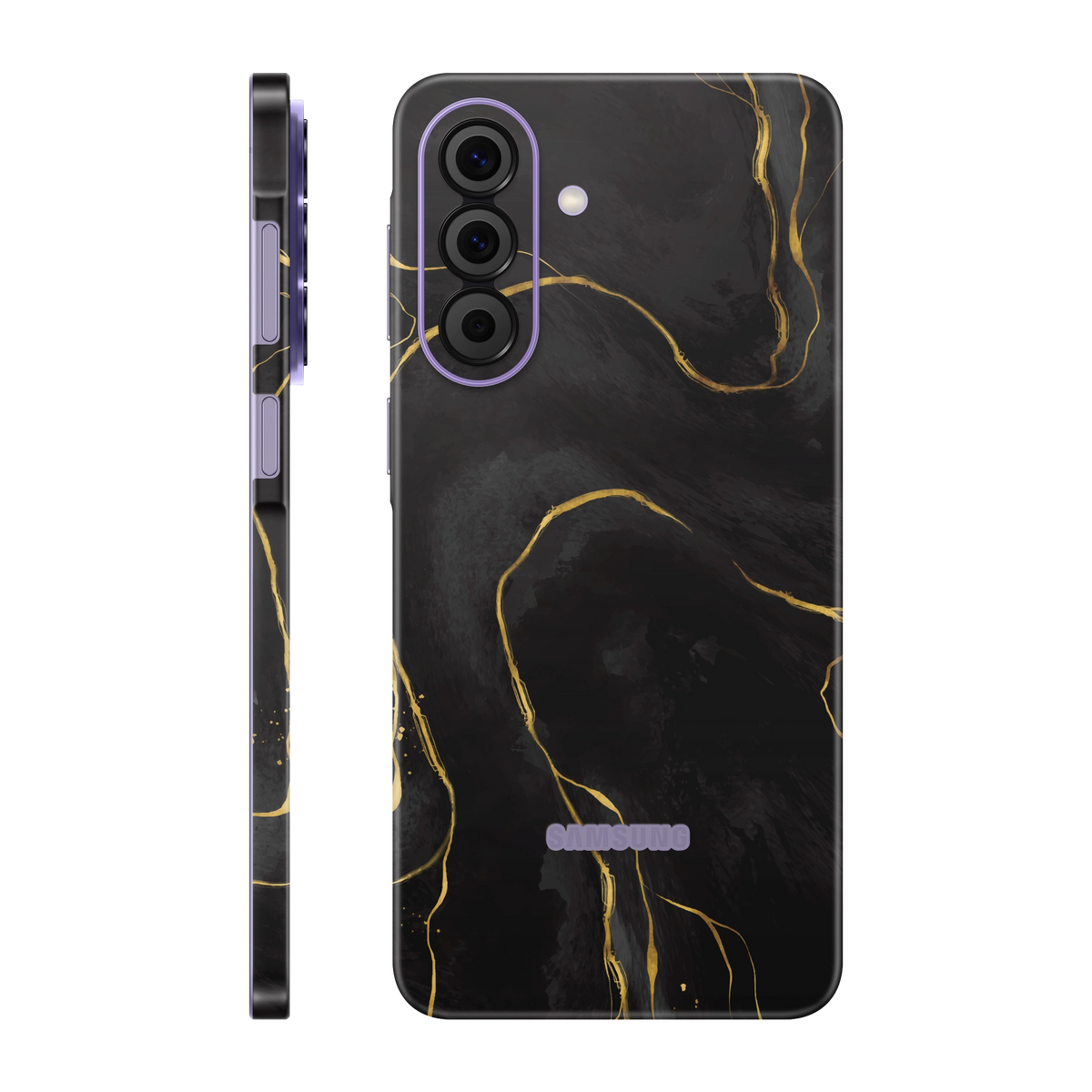 Folie de protectie pentru Samsung Galaxy A57, eSkins Signature, Skin Golden Onyx