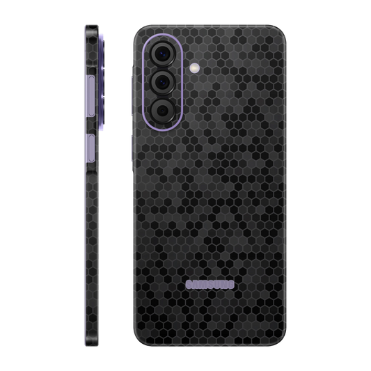 Folie de protectie pentru Samsung Galaxy A57, eSkins Elegans, Skin Honeycomb Negru