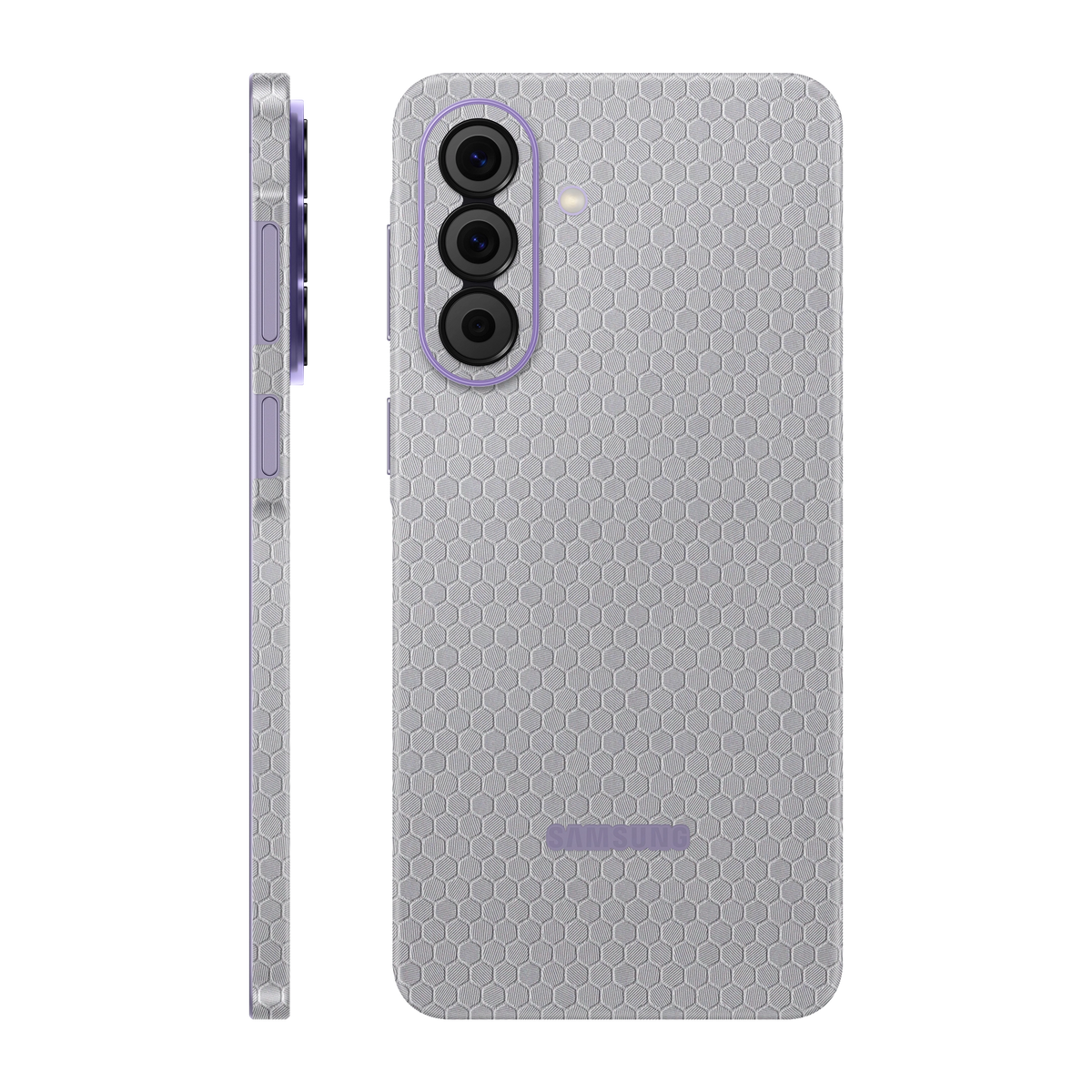 Folie de protectie pentru Samsung Galaxy A57, eSkins Elegans, Skin Honeycomb Gri