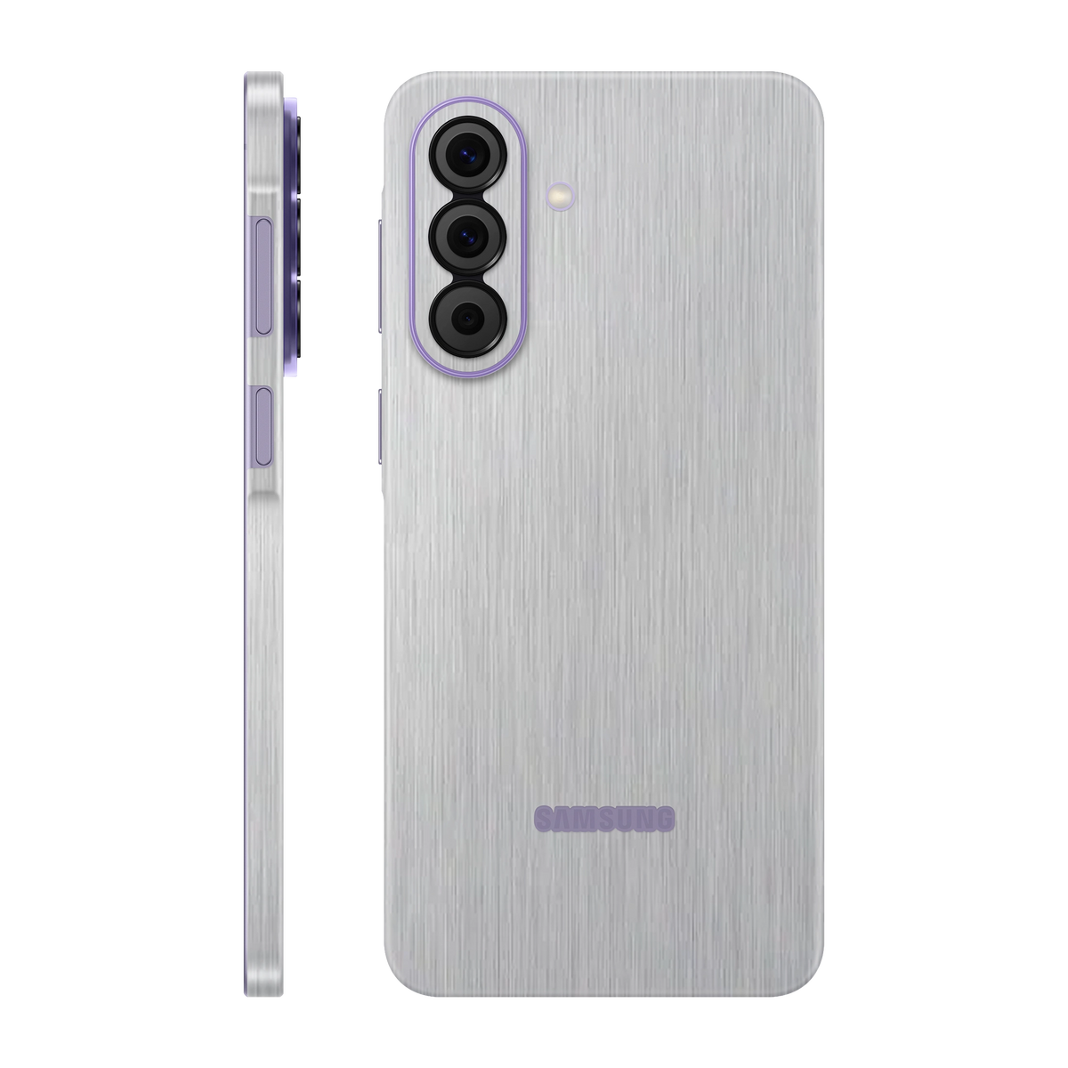 Folie de protectie pentru Samsung Galaxy A57, eSkins Elegans, Skin Metalic Gri