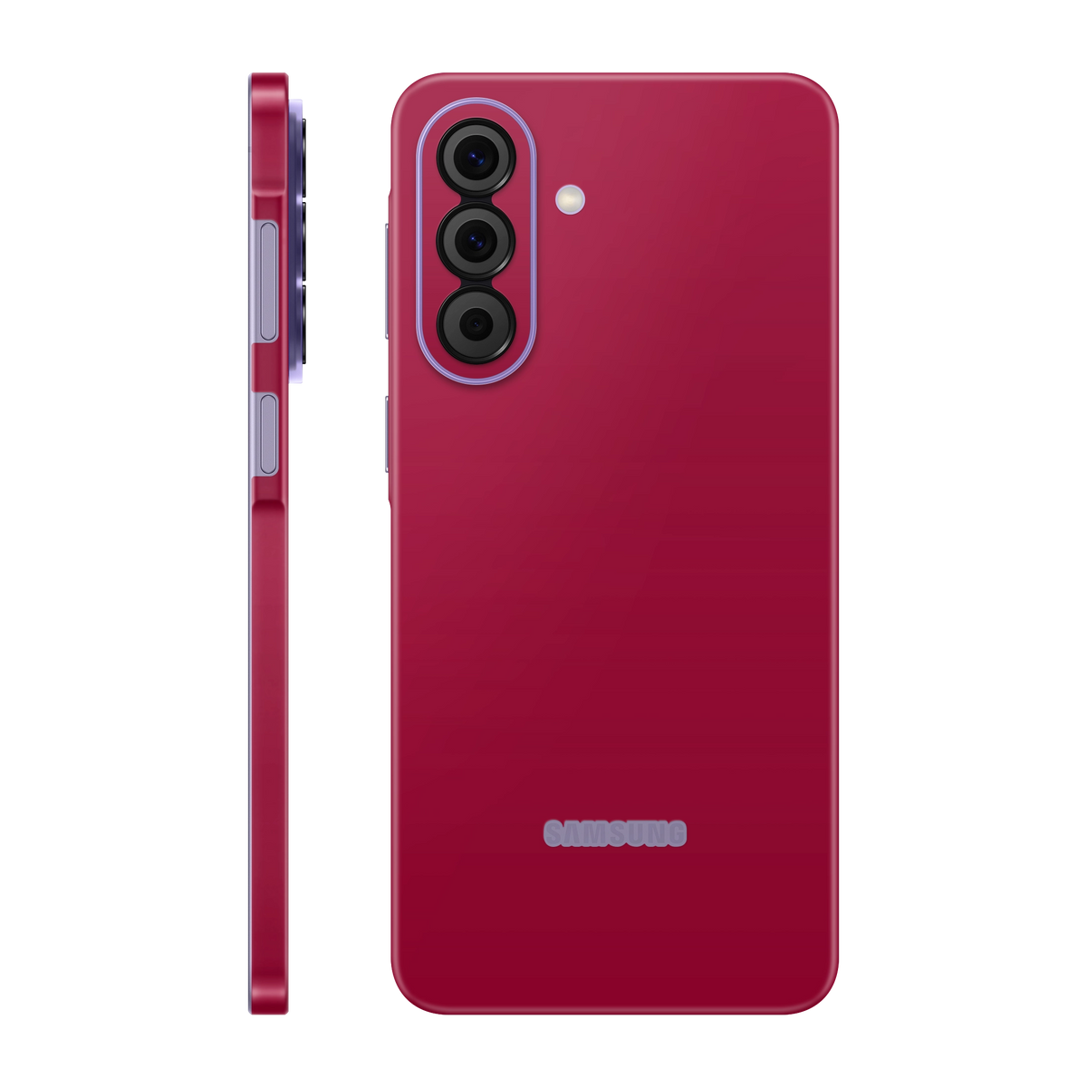 Folie de protectie pentru Samsung Galaxy A57, eSkins Unique, Skin Mat Rosu