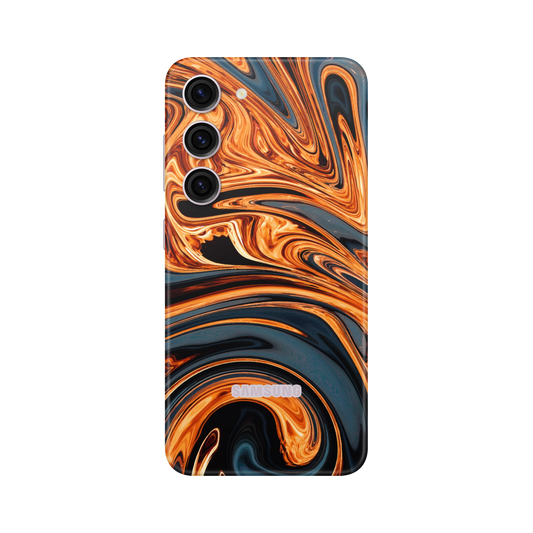 Folie de protectie pentru Samsung Galaxy S23, eSkins Signature, Skin Amber Blaze