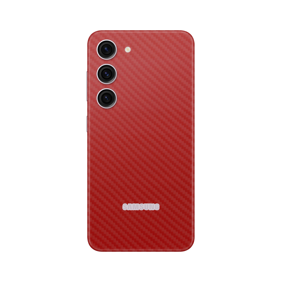 Skin Samsung Galaxy S23, Carbon 3D Red